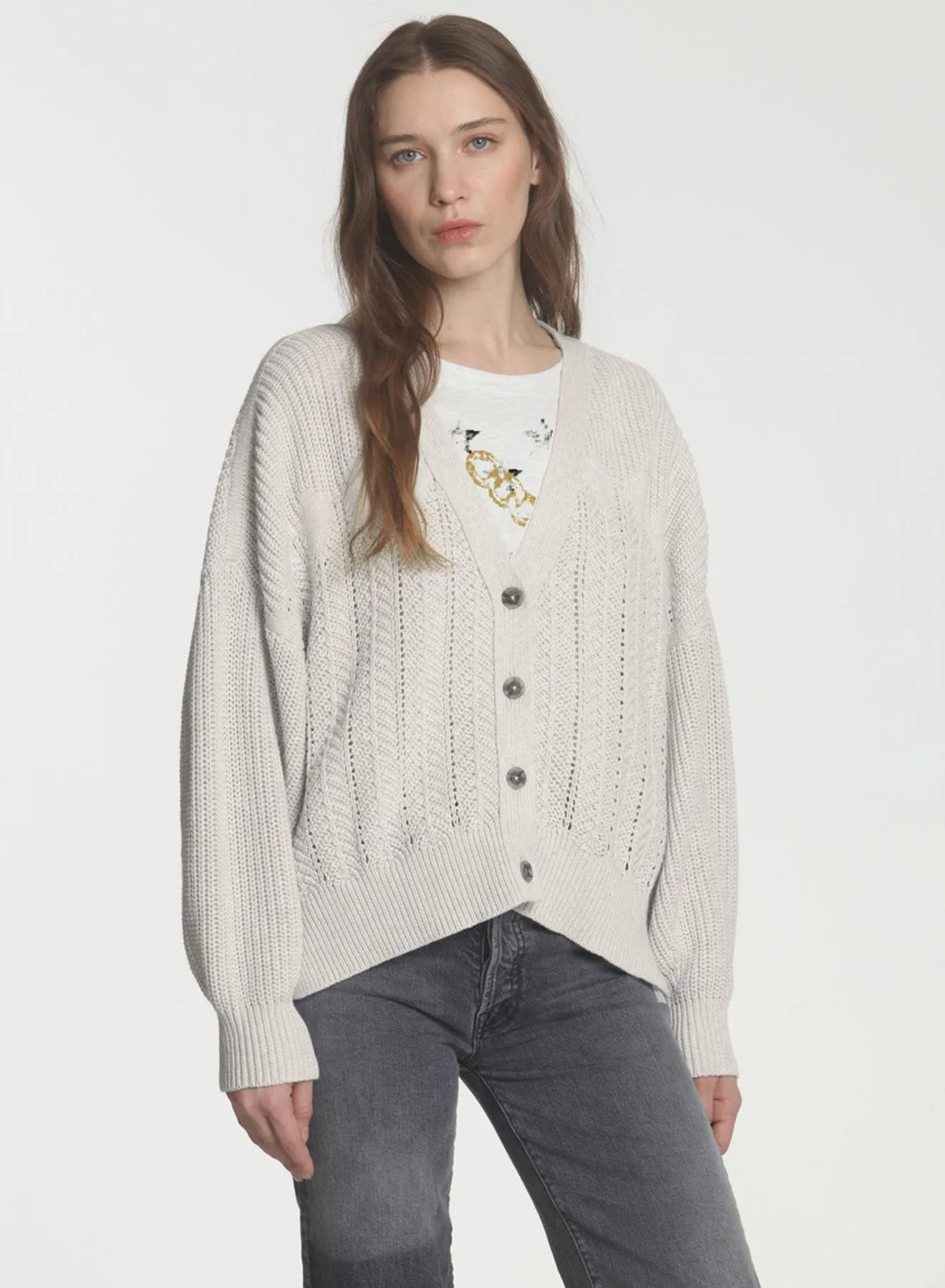 Winona Cardigan - Stone