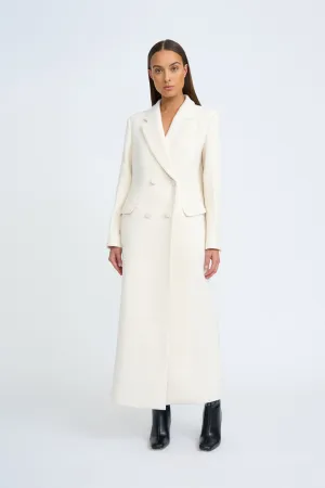 Winona Long Line Coat | Final Sale - Ivory