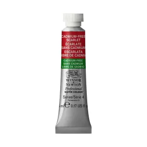 Winsor & Newton Professional Watercolour 5ml - S4 - Cadmium-Free Scarlet