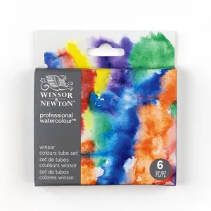 Winsor & Newton Professional Watercolour 6x5ml Winsor Colours Set