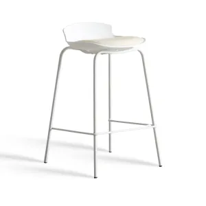 WINSTON Minimalist White Bar Stool