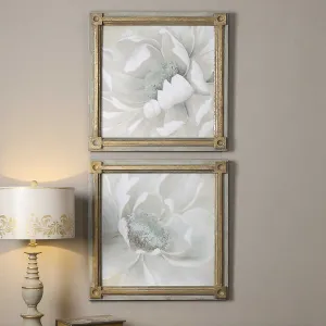 WINTER BLOOMS FRAMED PRINTS, S/2