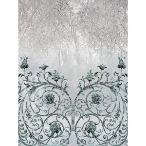 Winter Gate Printed Backdrop