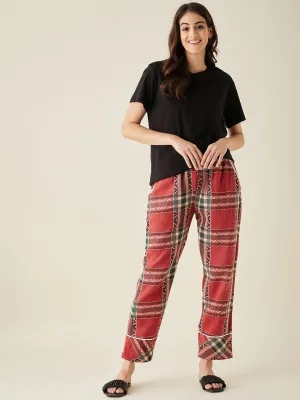 Winter Holiday Red Thick Cotton Pyjama