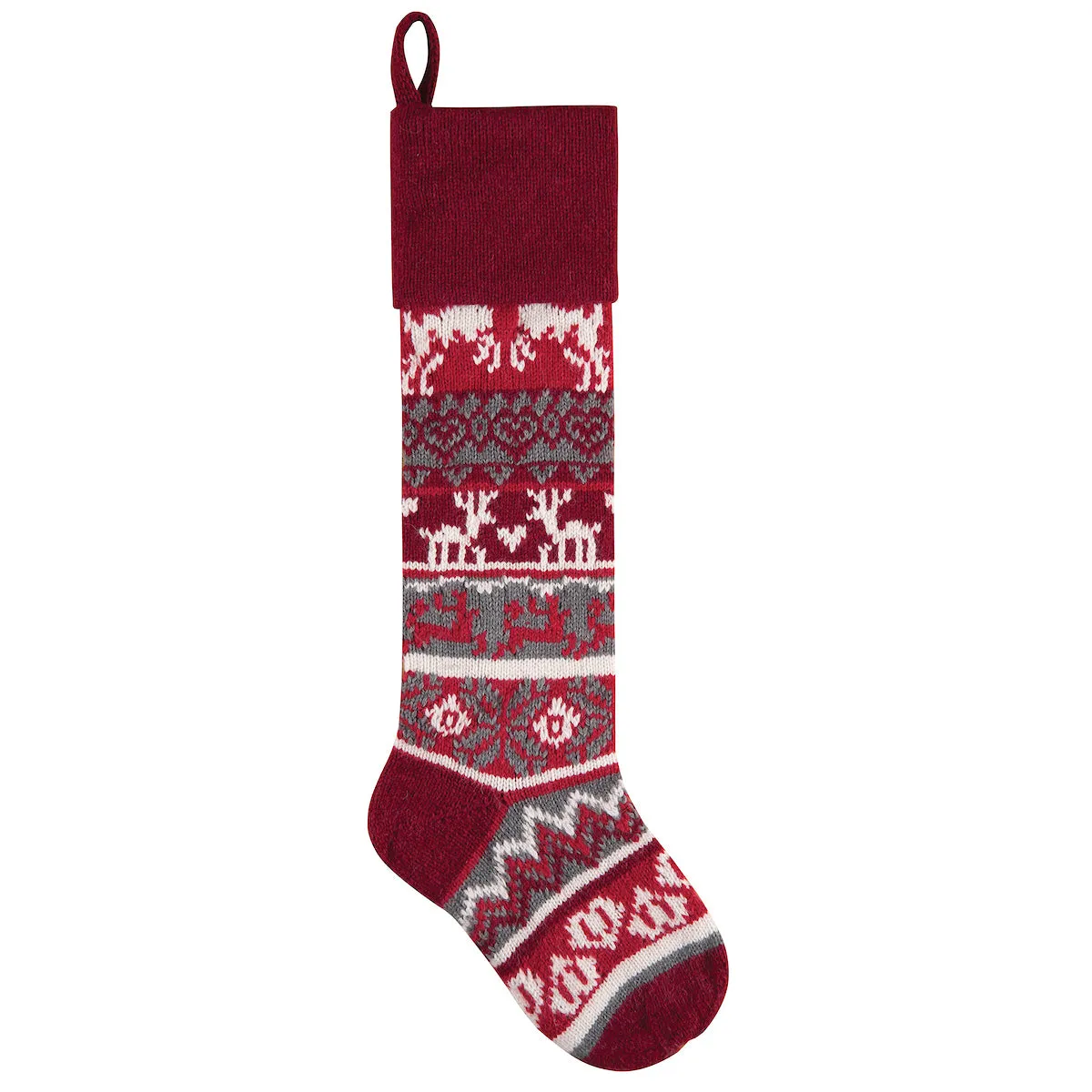 Winter Reindeer Stocking