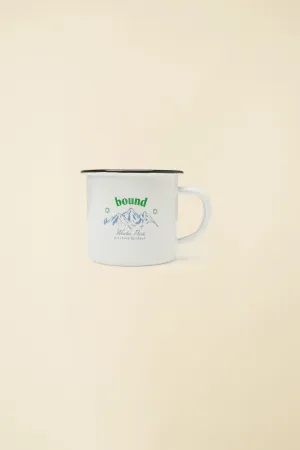 WINTER RESORT ENAMEL MUG