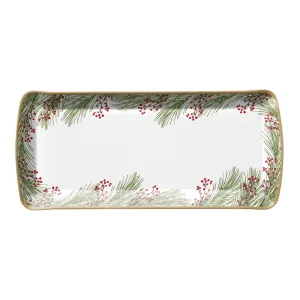 Winterberry Pine Appetizer Tray