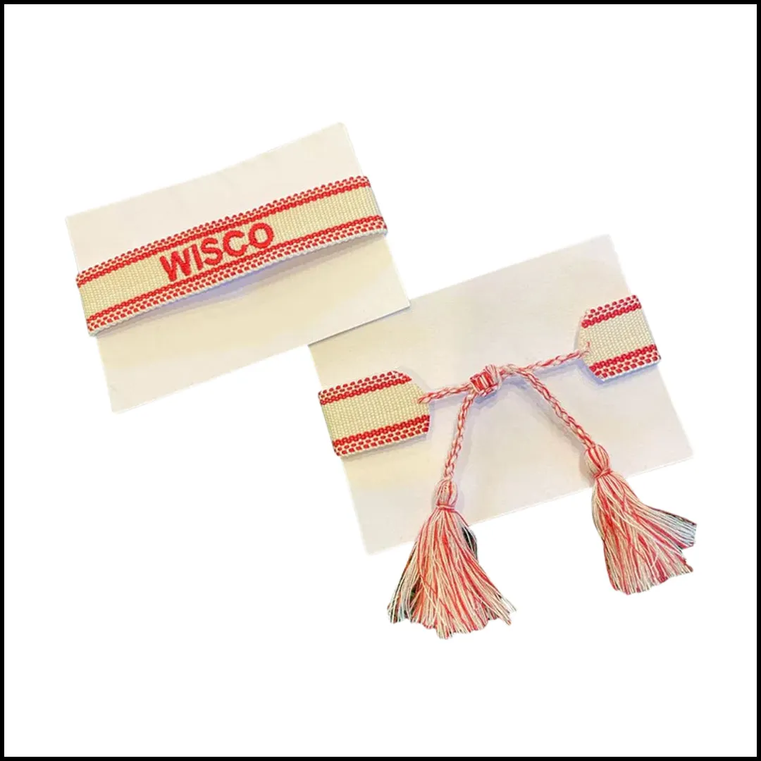 Wisco Team Tassel Bracelet