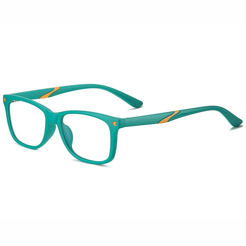 Wise - (Age 7-12)Children Blue Light Blocking Computer Reading Gaming Glasses - Sand Green