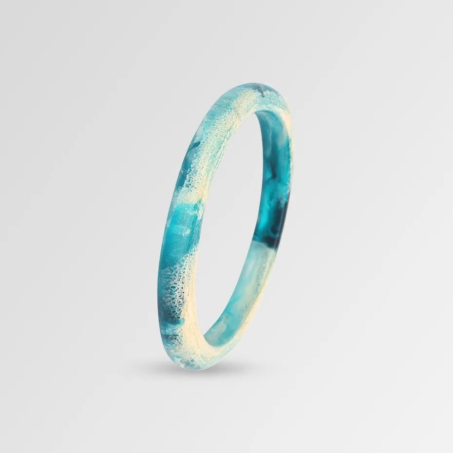 Wishbone Bangle - Cool Tones