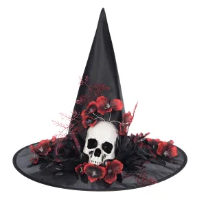 Witch Hat With Skull