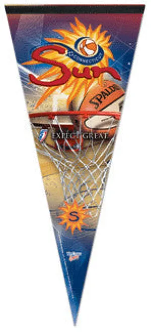 WNBA Connecticut Sun Premium Extra-Large Felt Pennant - Wincraft