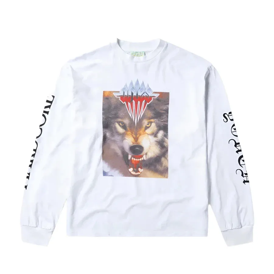 Wolf LS Tee / ARIES / WHITE