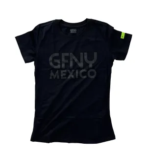 WOMAN BLACK T-SHIRT BLACK MEXICO