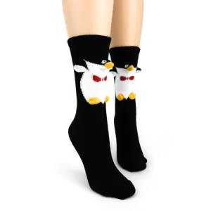 Woman's 3-D Penguin Socks