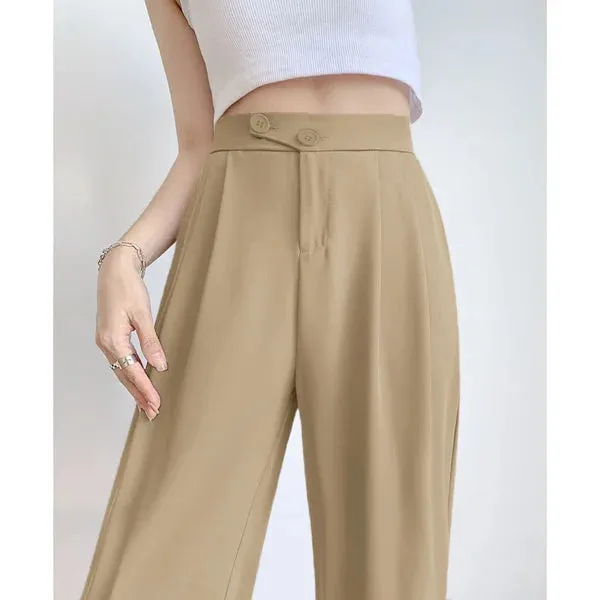 Woman's Casual Full-Length Loose Pants