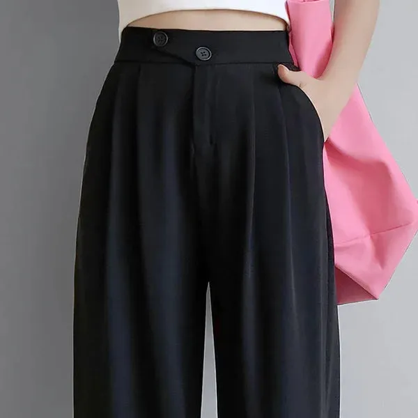 Woman's Casual Full-Length Loose Pants