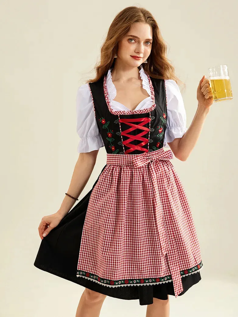 Women 3pcs Set German Bavarian Oktoberfest Costume