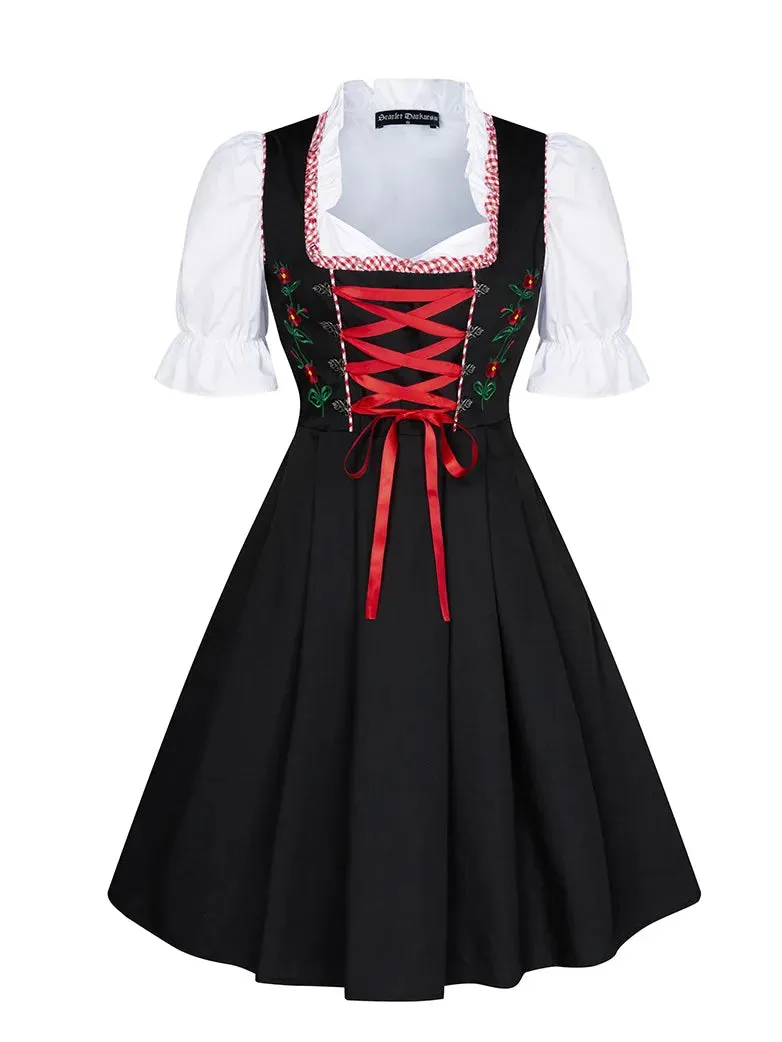 Women 3pcs Set German Bavarian Oktoberfest Costume