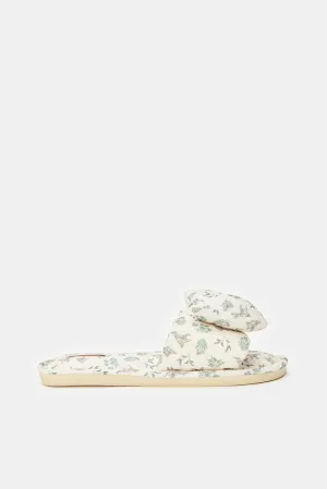 Women Assorted Floral Slipper