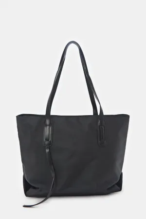 Women Black Tote Bag With Handles