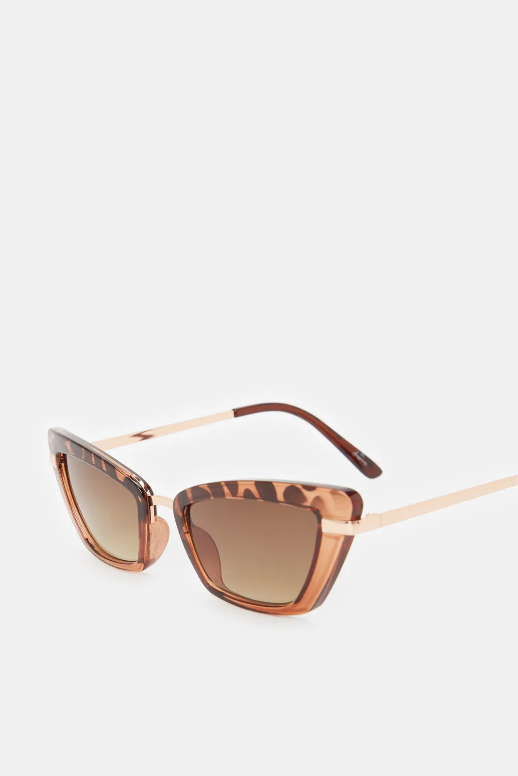 Women Brown Cat Eye Sunglasses