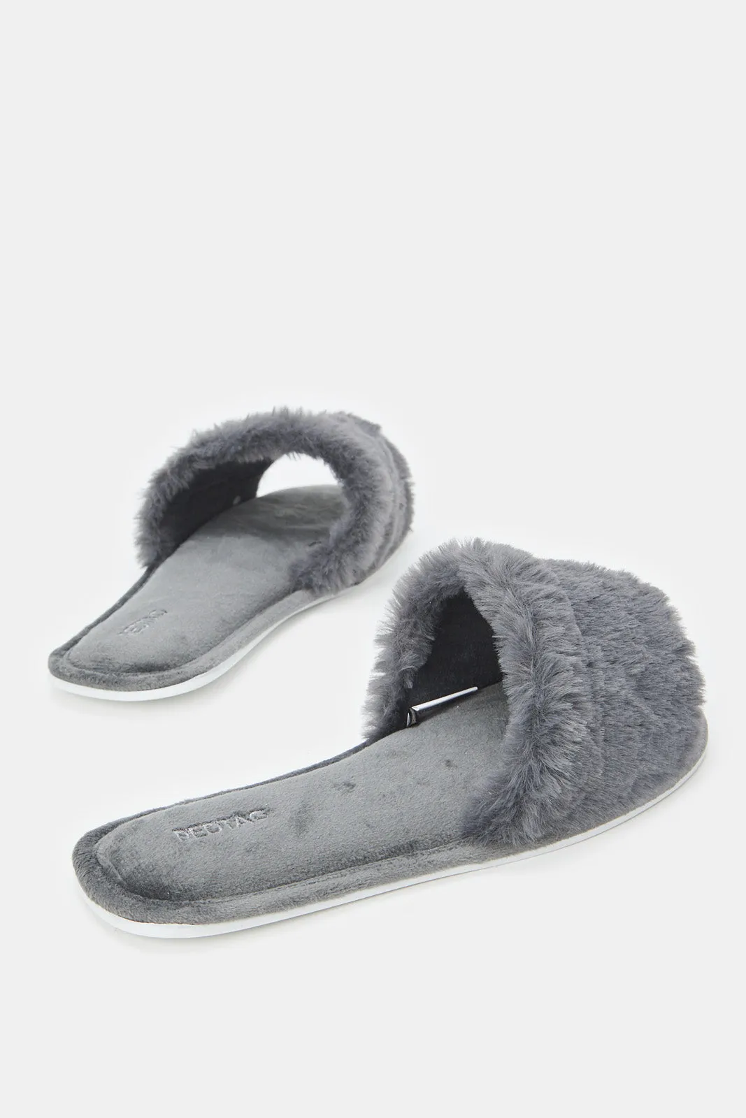 Women Charcoal Classic Slippers