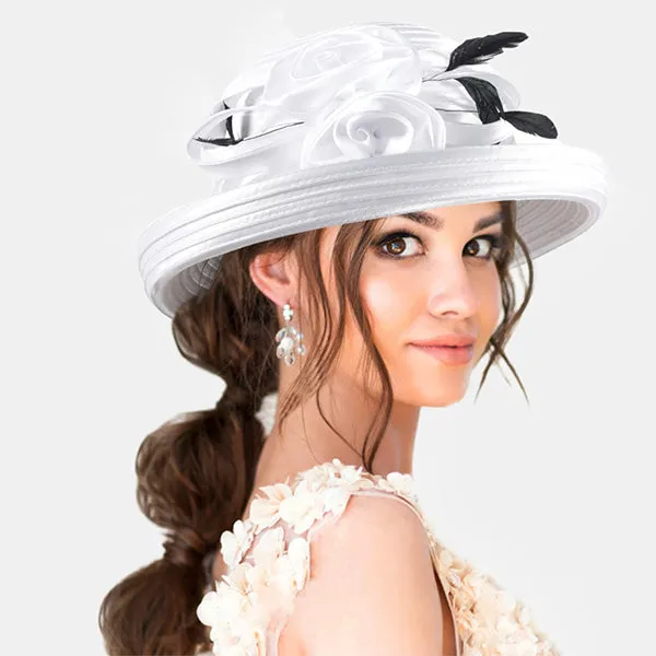 Women Dress Church Cloche Wedding Hats SD702