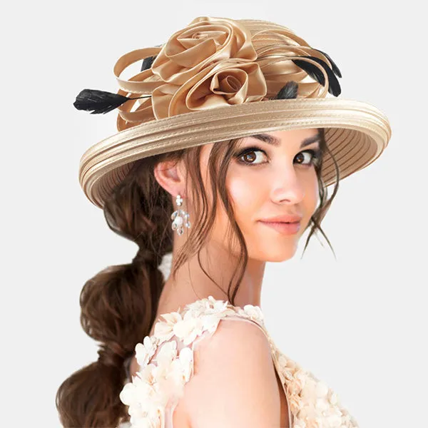 Women Dress Church Cloche Wedding Hats SD702