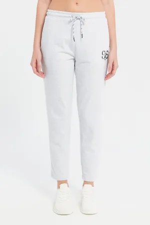 Women Grey Basic Track Pants