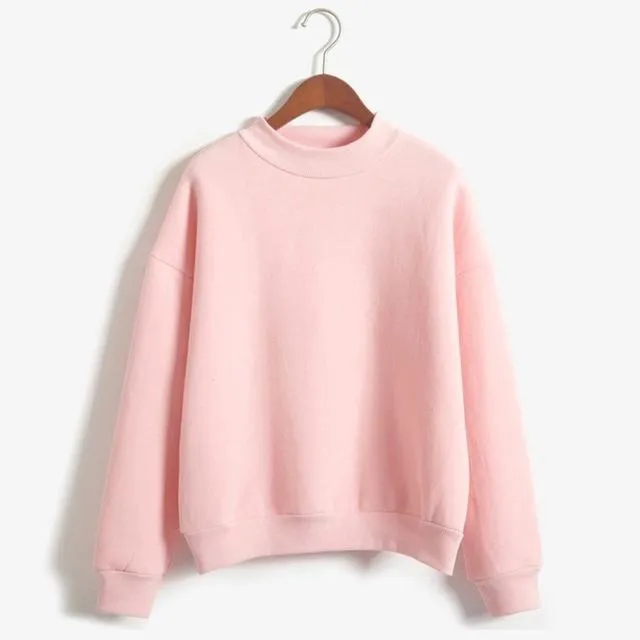 Women Loose Fleece Pullover