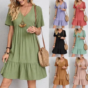 Women Loose Ruffles Befree Dress