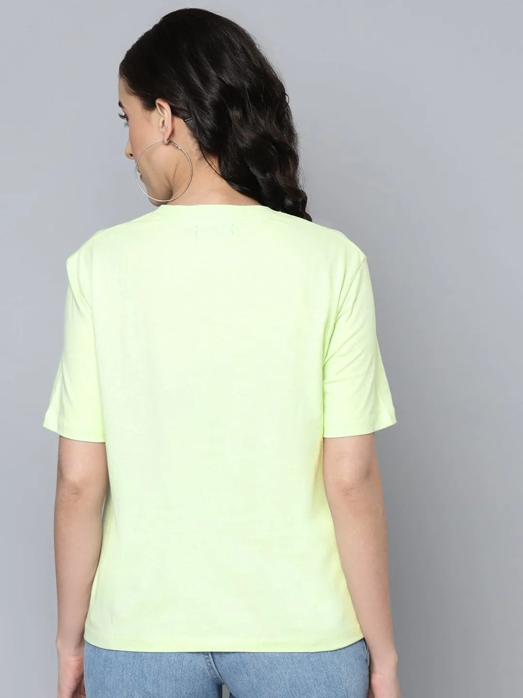 Women Mint Green Adventure Regular T-Shirt