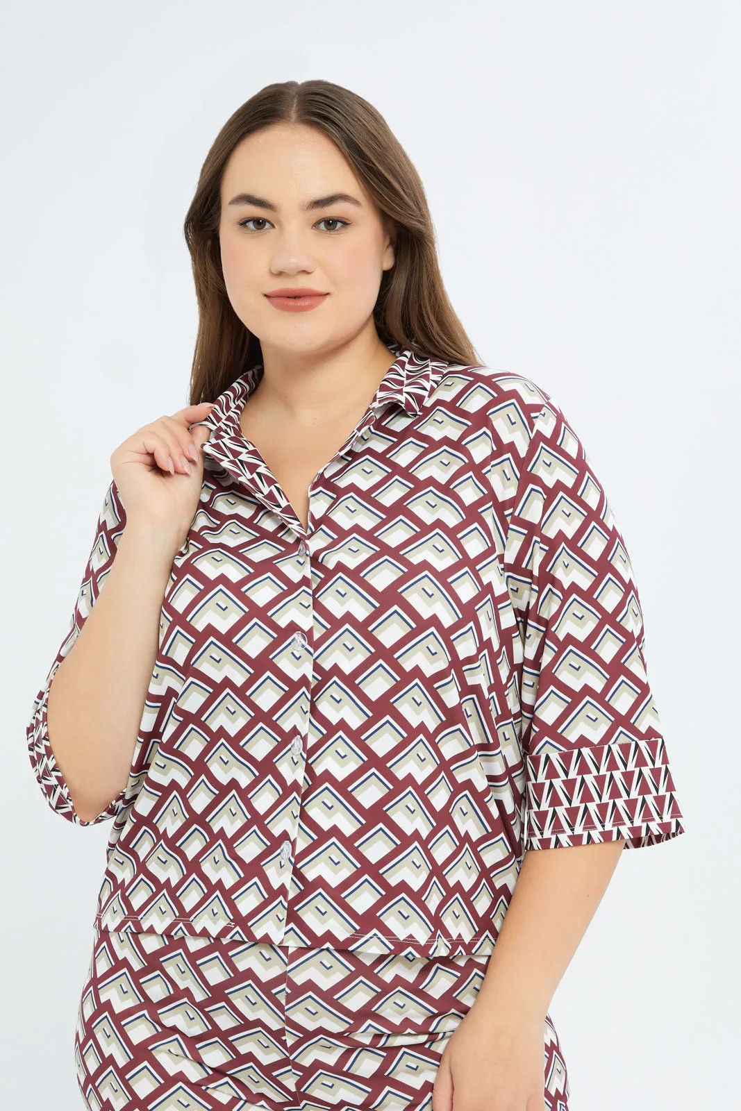 Women Multicolour Printed Blouse