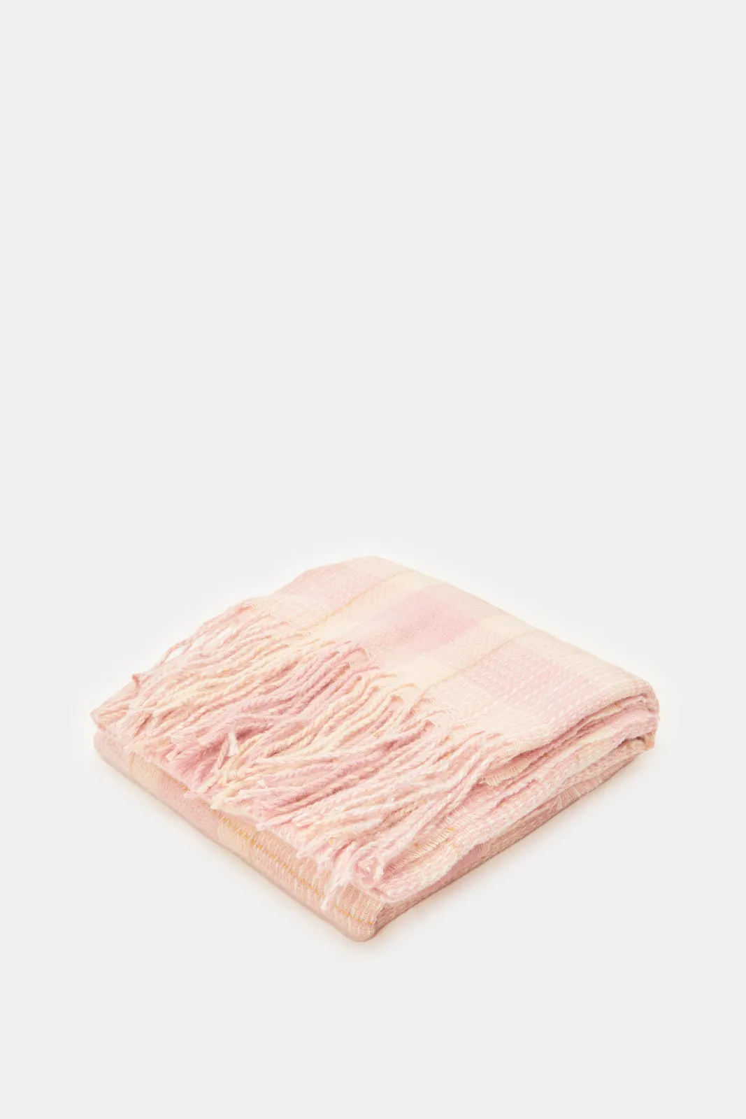 Women Pink Printed Embellished Scarf Set (2 Piece)