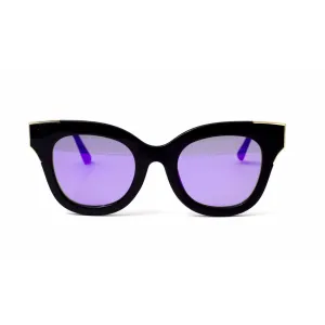 Women Round Frame Cat Eye Bewitched Sunglasses