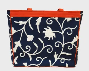 Women Shoulder Bag, Shopping Tote bag Ladies Purse Navy #CBG111