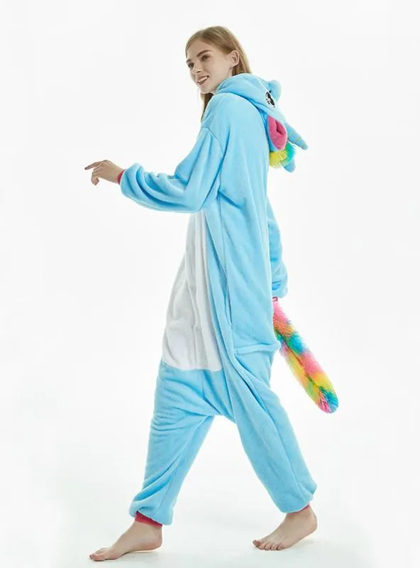 WOMEN UNICORN ONESIE CARTOON ANIMAL PAJAMA