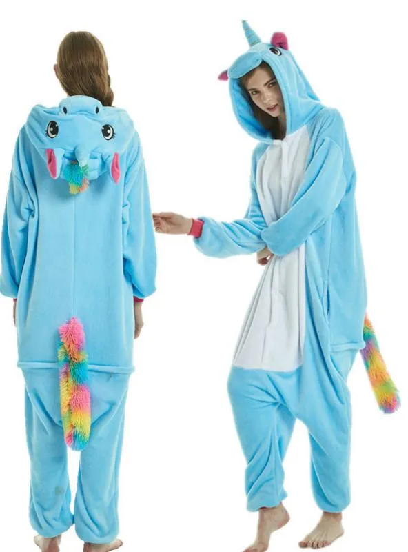 WOMEN UNICORN ONESIE CARTOON ANIMAL PAJAMA