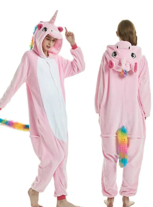 WOMEN UNICORN ONESIE CARTOON ANIMAL PAJAMA