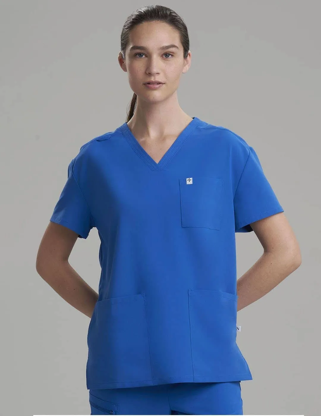 Womens 3-Pocket V-Neck Scrub Top Limited Edition Colorways