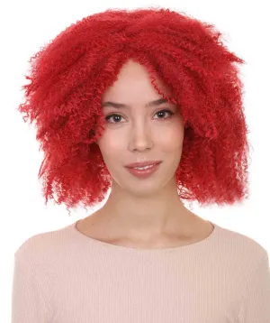 Womens 80's Disco Diva Party Wig | Red Rock / Disco Wigs | Premium Breathable Capless Cap