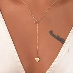 Women's Adjustable Copper Heart Necklace