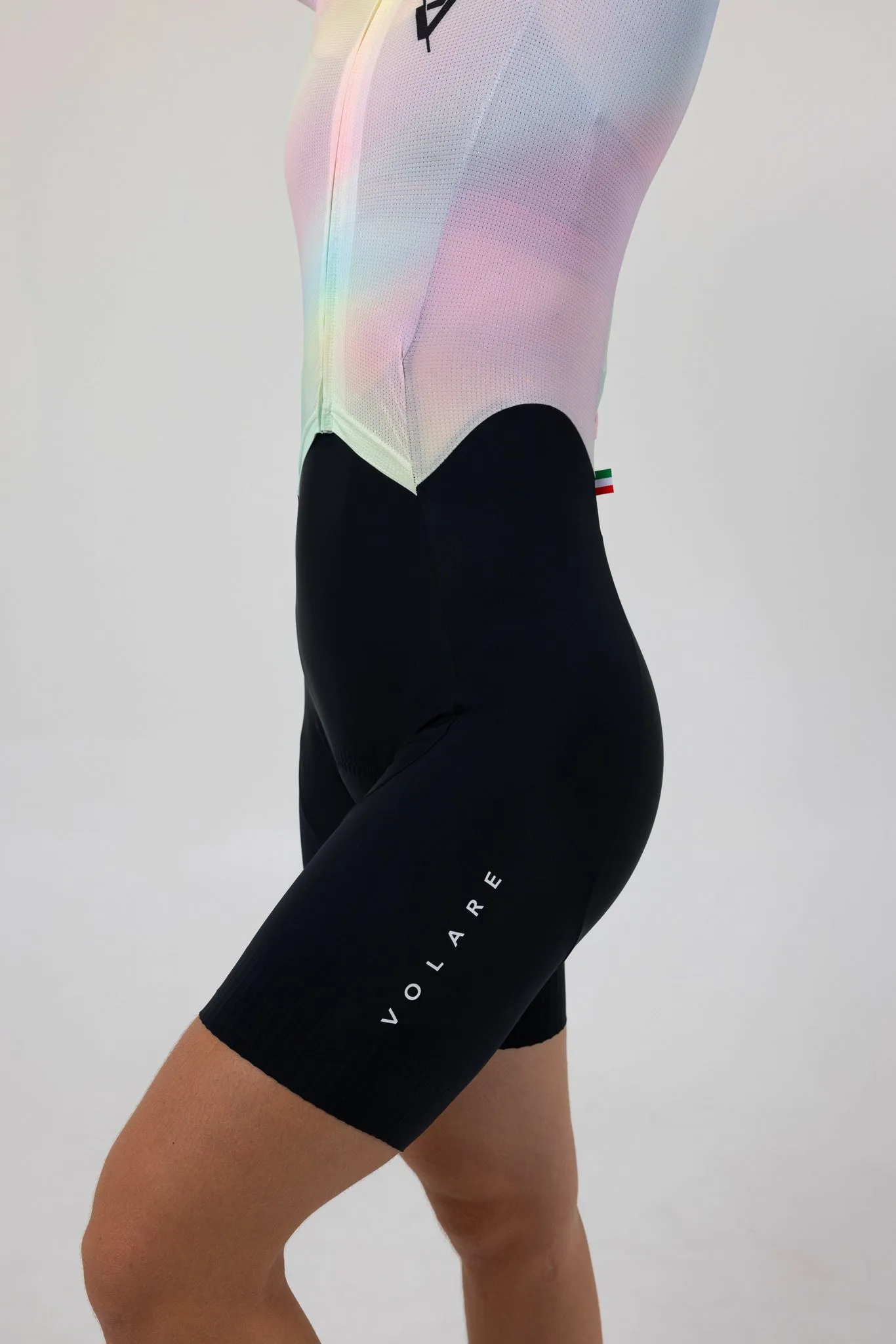 Womens Aero Sleeved Tri Suit Pastel Fade