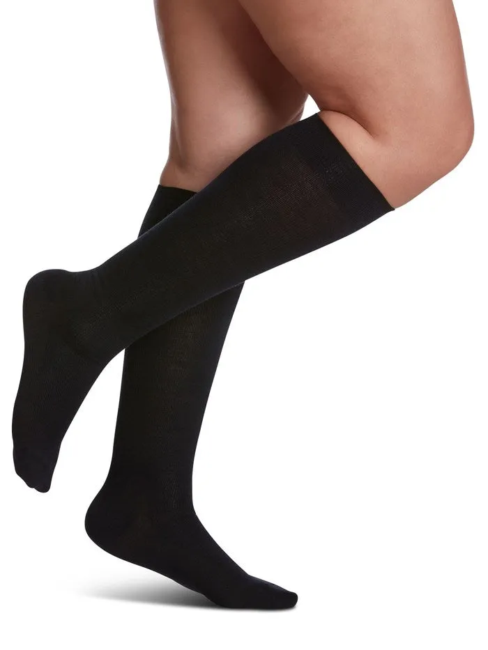 Womens All Season Merino Wool Knee High 15-20mmHg