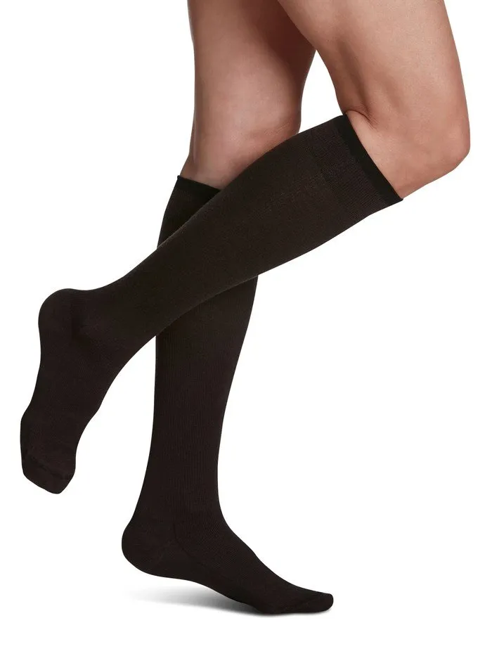 Womens All Season Merino Wool Knee High 15-20mmHg