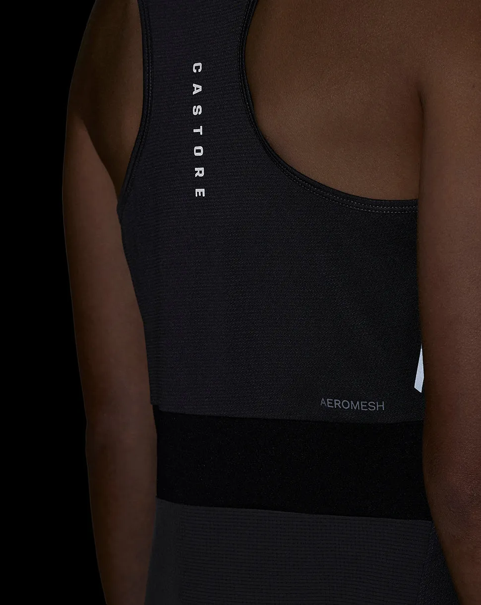 Women's Apex Lightweight Panelled Tank Top - Gunmetal