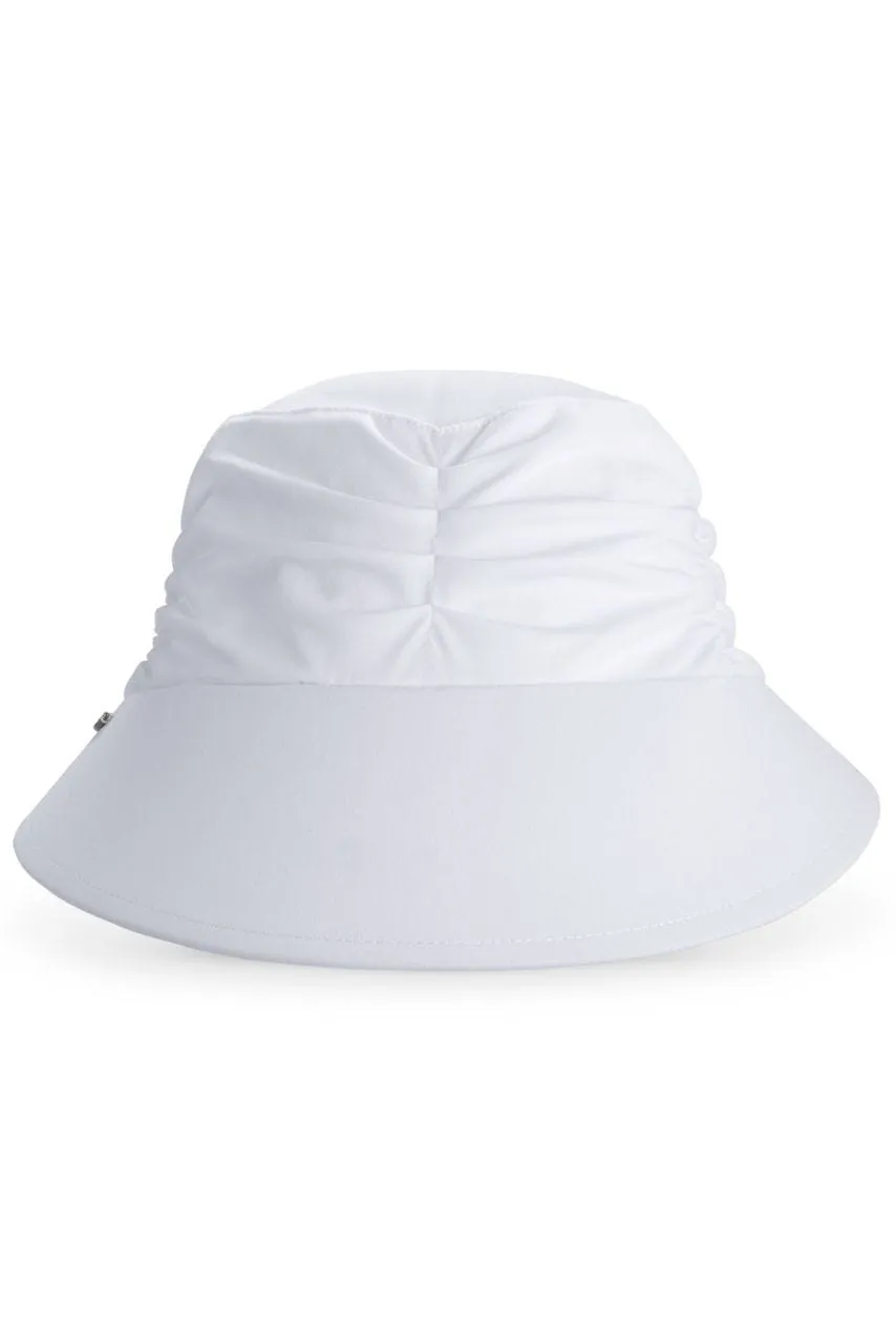 Women's Aquacade Swim Visor  |  White