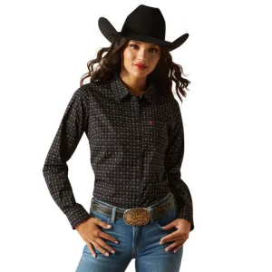 Women's Ariat Kirby Stretch Fitted Long Sleeve Shirt - Gia Geo Print