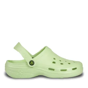 Women's Beach Dawgs Clogs - Lime Green